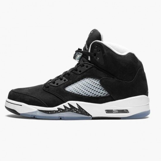 Stockx Air Jordan 5 Oreo 2021 Black White Cool Grey Women/Men Jordan Shoes