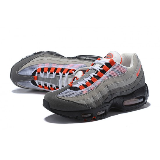 Stockx Nike Air Max 95 OG Grey Red Men Running Shoes AT2865-100