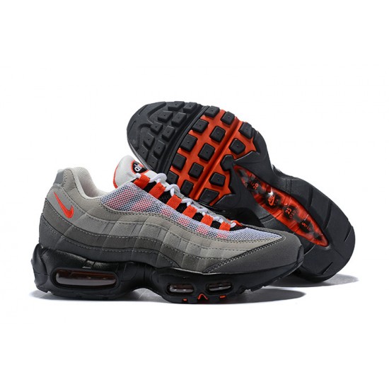 Stockx Nike Air Max 95 OG Grey Red Men Running Shoes AT2865-100