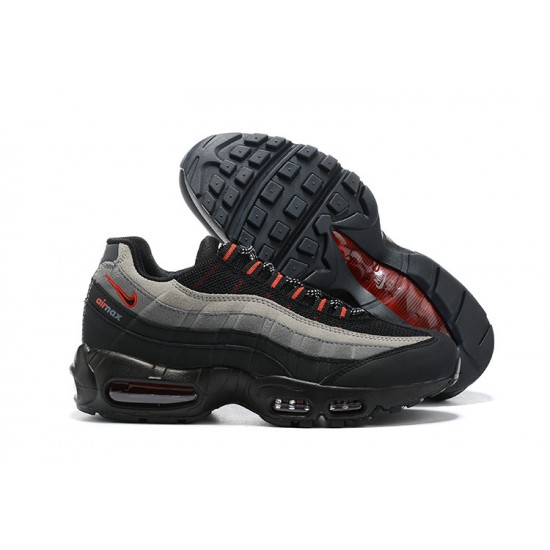 Stockx Nike Air Max 95 TT Black Grey Red Men Running Shoes CW7477-001