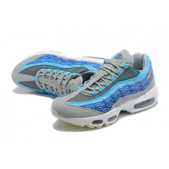 Stockx Nike Air Max 95 TT Blue Grey White Men Running Shoes CW7992-001