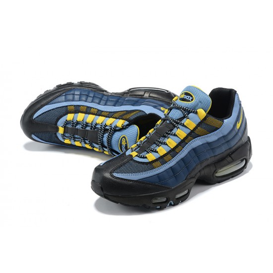 Stockx Nike Air Max 95 TT Blue Yellow Men Running Shoes 