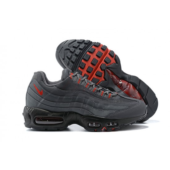 Stockx Nike Air Max 95 TT Grey Red and Black Men Running Shoes