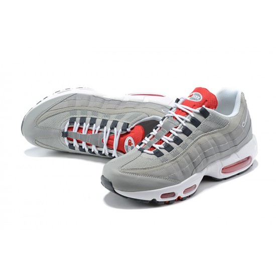 Stockx Nike Air Max 95 TT Grey White and Red Men Running Shoes 