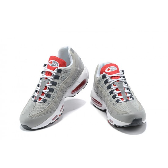 Stockx Nike Air Max 95 TT Grey White and Red Men Running Shoes 