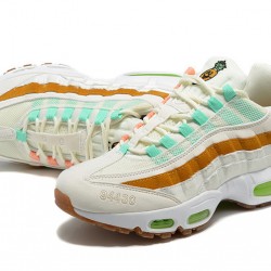 Stockx Nike Air Max 95 TT White  Green Brown Men Running Shoes CZ0154-100 