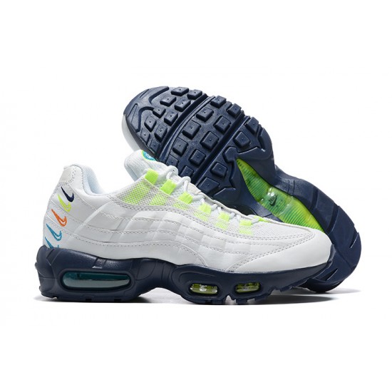 Stockx Nike Air Max 95 TT White Blue Men Running Shoes DX1819-100