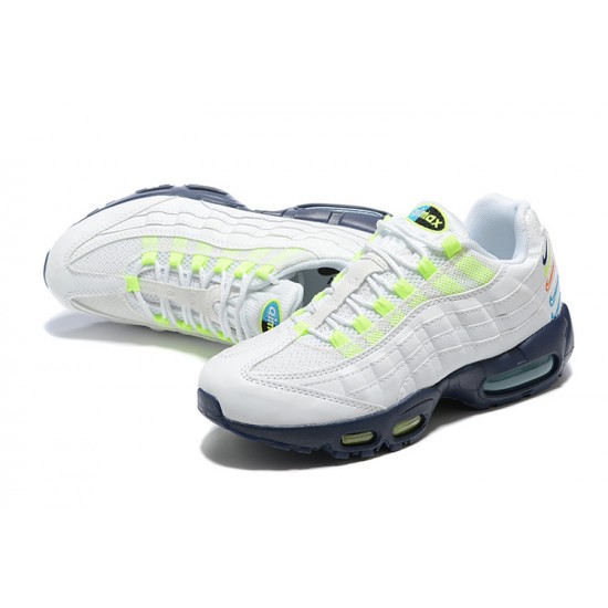 Stockx Nike Air Max 95 TT White Blue Men Running Shoes DX1819-100