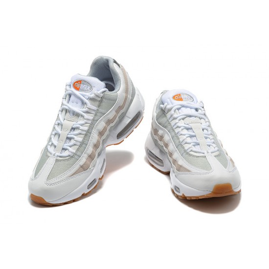 Stockx Nike Air Max 95 TT White Grey and Orange Men Running Shoes DM0011-100 