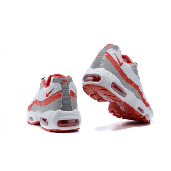 Stockx Nike Air Max 95 TT White Red and Grey Men Running Shoes