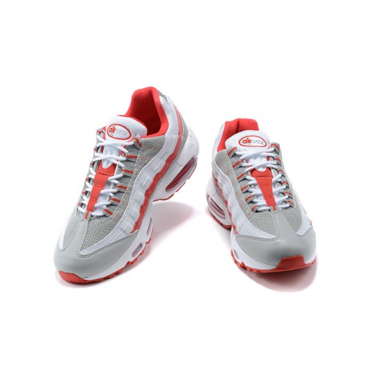 Stockx Nike Air Max 95 TT White Red and Grey Men Running Shoes