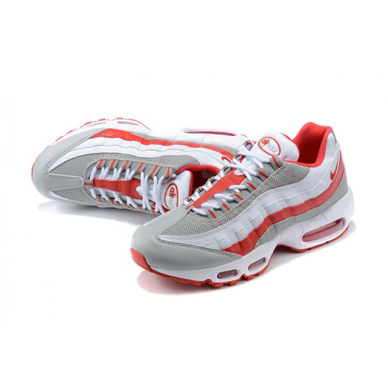 Stockx Nike Air Max 95 TT White Red and Grey Men Running Shoes