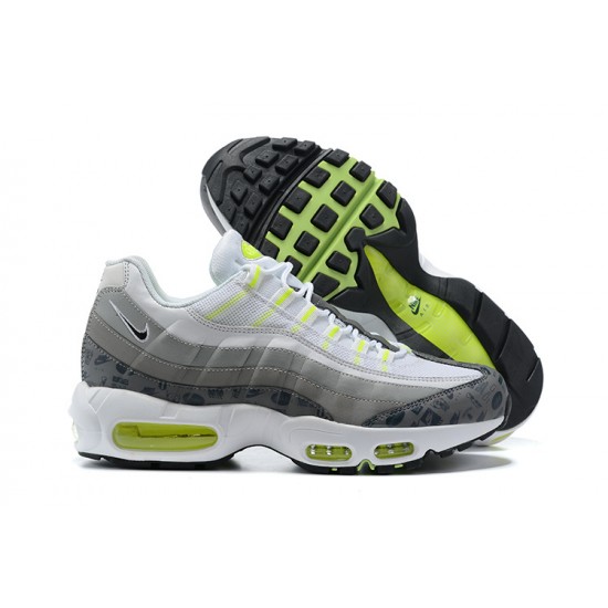 Stockx Nike Air Max 95 TT White and Grey Men Running Shoes