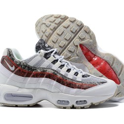 Stockx Nike Air Max 95 TT White and Red Men Running Shoes