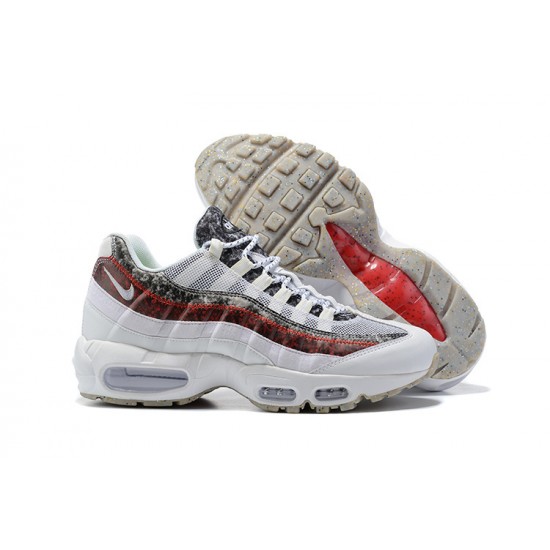 Stockx Nike Air Max 95 TT White and Red Men Running Shoes