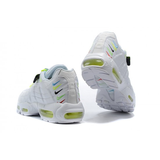 Stockx Nike Air Max 95 TT Worldwide White Yellow Running Shoes CV9030-100