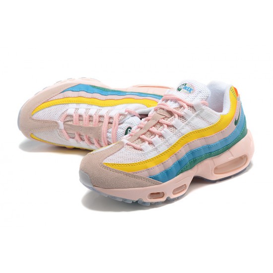 Stockx Nike Air Max 95 TT Yellow Pink White Women Running Shoes DQ9323-200