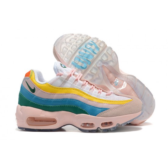 Stockx Nike Air Max 95 TT Yellow Pink White Women Running Shoes DQ9323-200