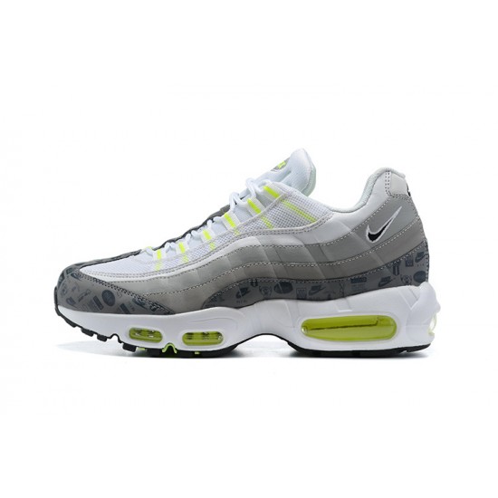 Stockx Nike Air Max 95 TT White and Grey Men Running Shoes