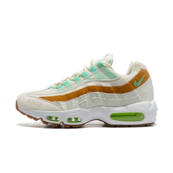 Stockx Nike Air Max 95 TT White  Green Brown Men Running Shoes CZ0154-100 