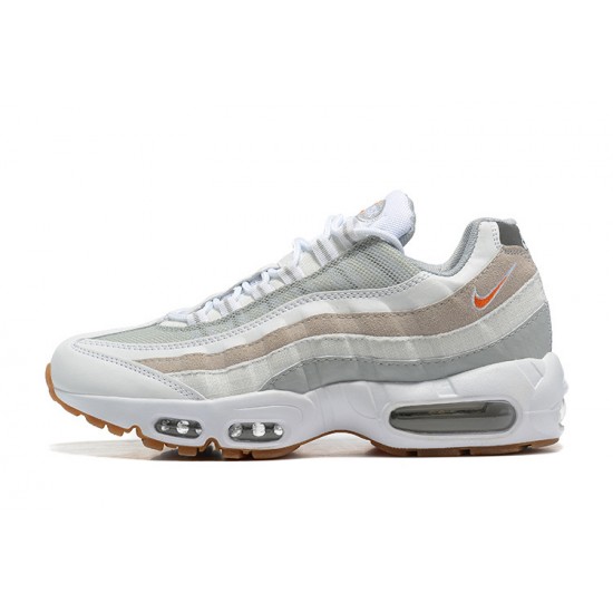 Stockx Nike Air Max 95 TT White Grey and Orange Men Running Shoes DM0011-100 