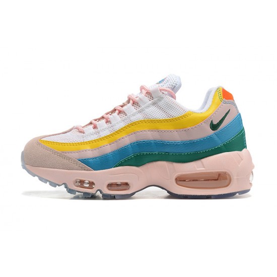 Stockx Nike Air Max 95 TT Yellow Pink White Women Running Shoes DQ9323-200