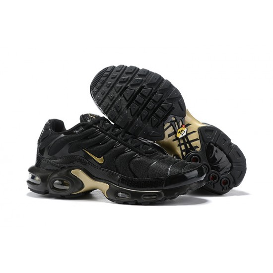 Stockx Nike Air Max Plus Tn Men Black Gold 852630-001 Shoes