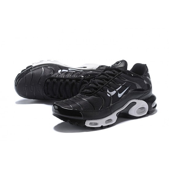 Stockx Nike Air Max Plus Tn Men Black and White Shoes