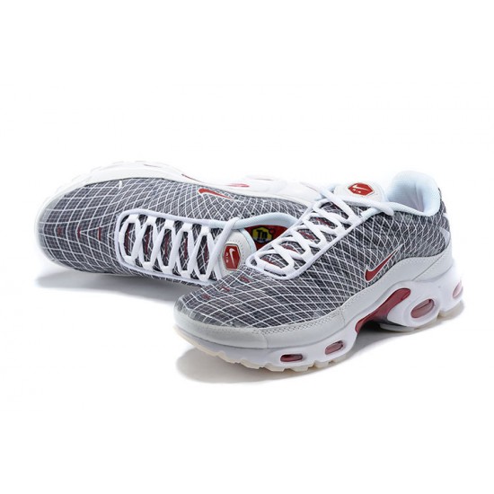 Stockx Nike Air Max Plus Tn Men Grey and White Shoes