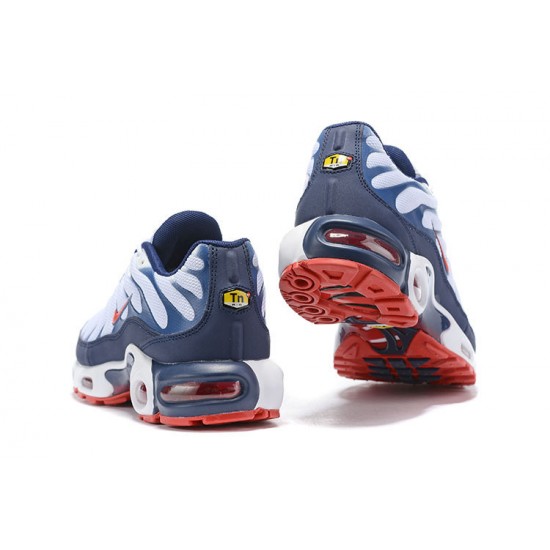 Stockx Nike Air Max Plus Tn Men QS White Blue and Red Shoes