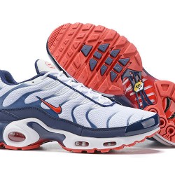 Stockx Nike Air Max Plus Tn Men QS White Blue and Red Shoes