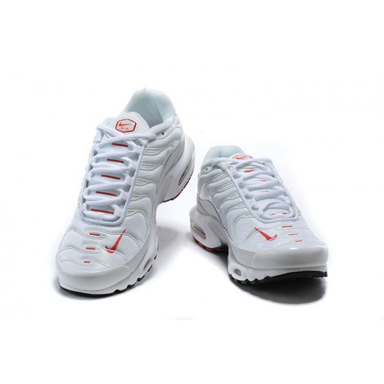 Stockx Nike Air Max Plus Tn Men White Red CU3454-100 Shoes