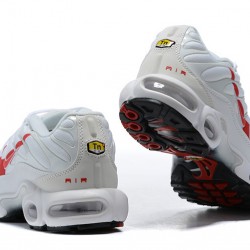 Stockx Nike Air Max Plus Tn Men White Red CU3454-100 Shoes