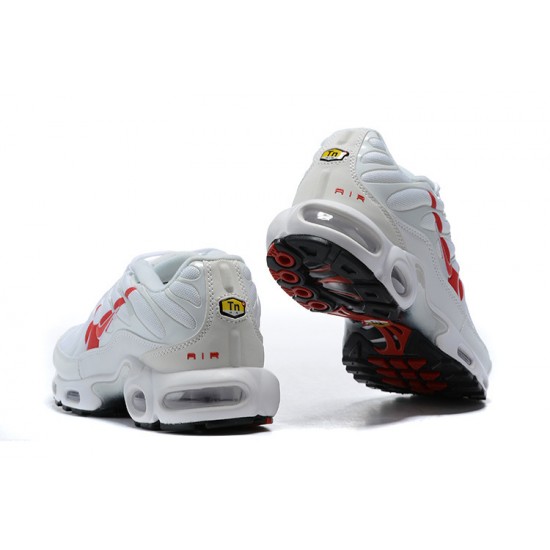 Stockx Nike Air Max Plus Tn Men White Red CU3454-100 Shoes