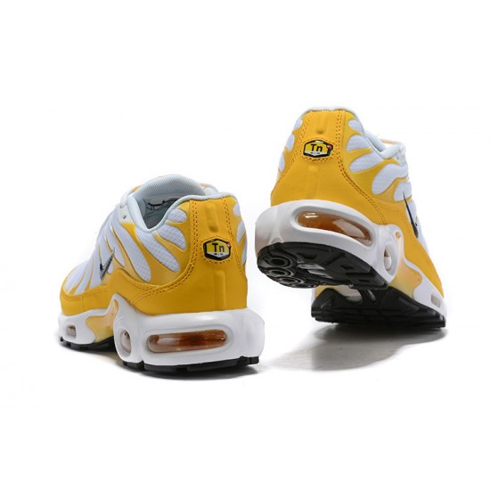 Stockx Nike Air Max Plus Tn Men White Yellow CD7061-700 Shoes