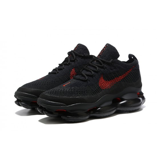 Stockx Nike Air Max Scorpion Black and Red Men Running Shoes 