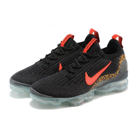 Stockx Nike Air VaporMax 2021 Flyknit Women/Men Black Red Shoes