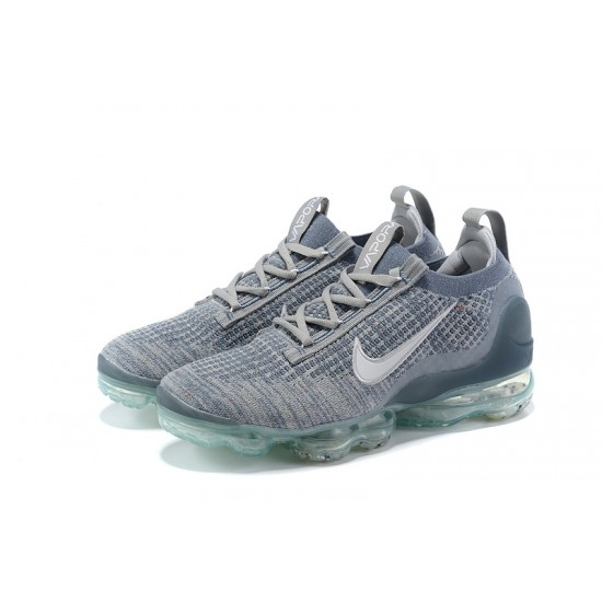 Stockx Nike Air VaporMax 2021 Flyknit Women/Men Grey Blue DH4084-400 Shoes