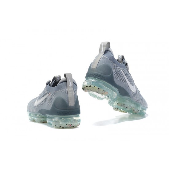 Stockx Nike Air VaporMax 2021 Flyknit Women/Men Grey Blue DH4084-400 Shoes