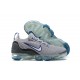 Stockx Nike Air VaporMax 2021 Flyknit Women/Men Grey Blue Shoes