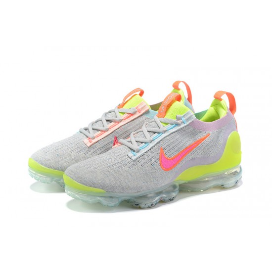 Stockx Nike Air VaporMax 2021 Flyknit Women/Men Grey Pink DH4088-002 Shoes