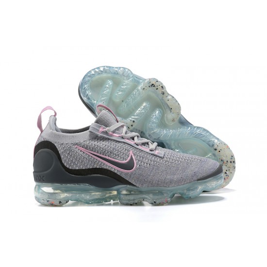 Stockx Nike Air VaporMax 2021 Flyknit Women/Men Pink Grey DB1550-004 Shoes