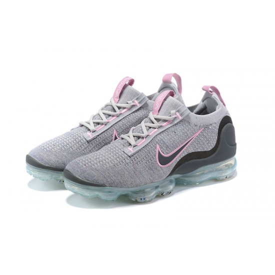 Stockx Nike Air VaporMax 2021 Flyknit Women/Men Pink Grey DB1550-004 Shoes