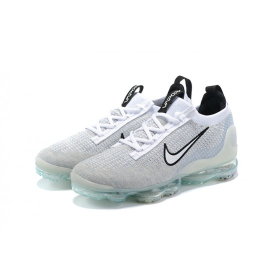 Stockx Nike Air VaporMax 2021 Flyknit Women/Men White Black DB1550-100 Shoes