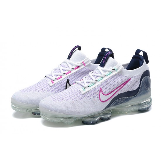 Stockx Nike Air VaporMax 2021 Flyknit Women/Men White Pink DB1550-105 Shoes