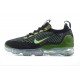 Stockx Nike Air VaporMax 2021 Flyknit Women/Men Black Green DQ7640-001 Shoes