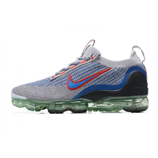 Stockx Nike Air VaporMax 2021 Flyknit Women/Men Grey Blue DX3368-700 Shoes