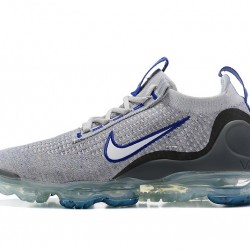 Stockx Nike Air VaporMax 2021 Flyknit Women/Men Grey Blue Shoes