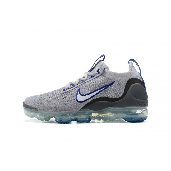 Stockx Nike Air VaporMax 2021 Flyknit Women/Men Grey Blue Shoes