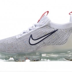 Stockx Nike Air VaporMax 2021 Flyknit Women/Men Grey Red DB1550-003 Shoes